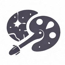 Creativity crystal intention icon representing inspiration, imagination, and expressive energy