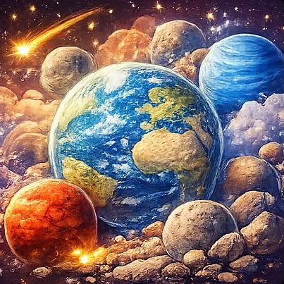 Browse crystals by planetary association, including sun, moon, and traditional planetary correspondences.