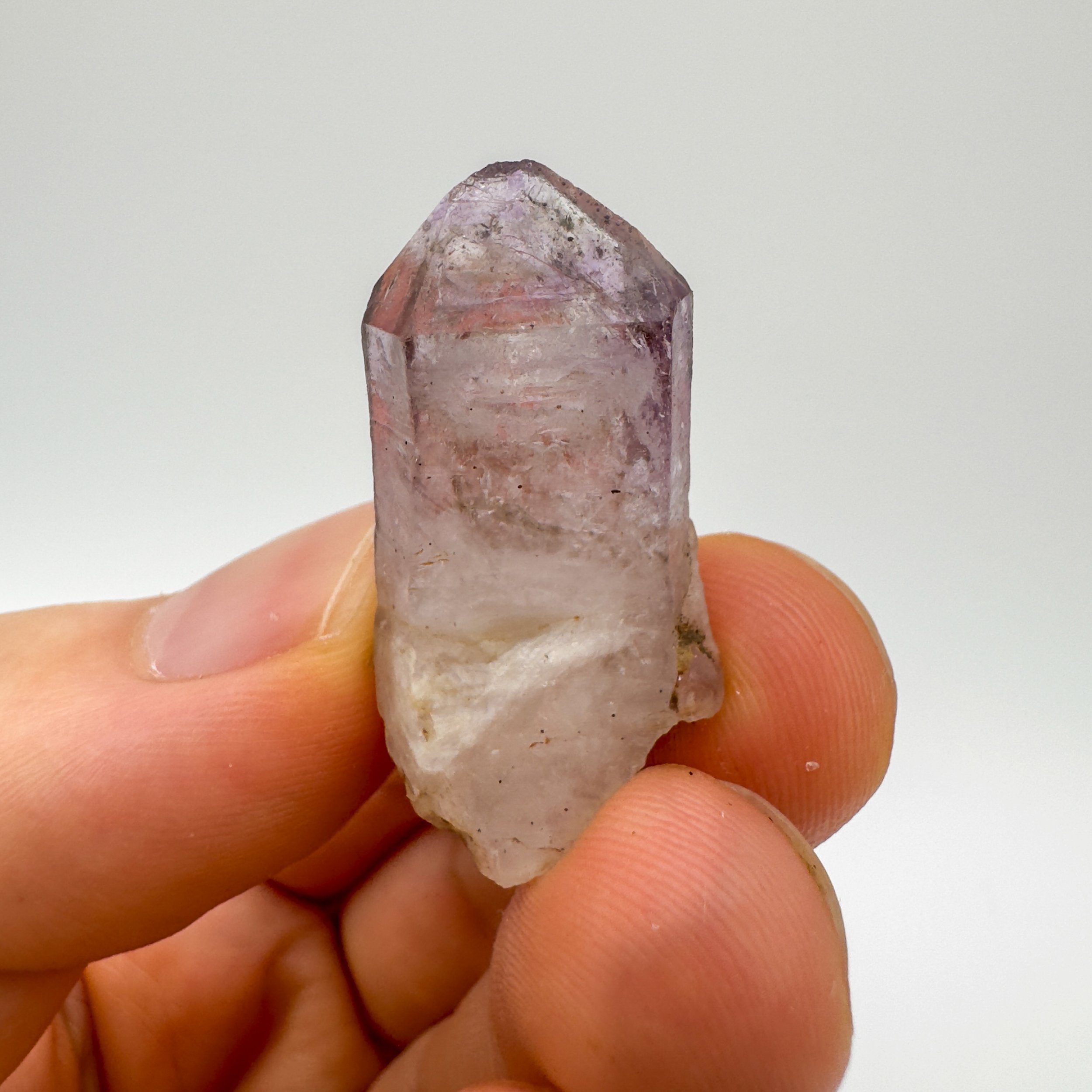 Smoky Amethyst Raw Crystal Points (0.50-1.50 Inch - A Grade - 48-96 Pieces Per Pound) Ethically Sourced from Zimbabwe - Beyond Bohemian