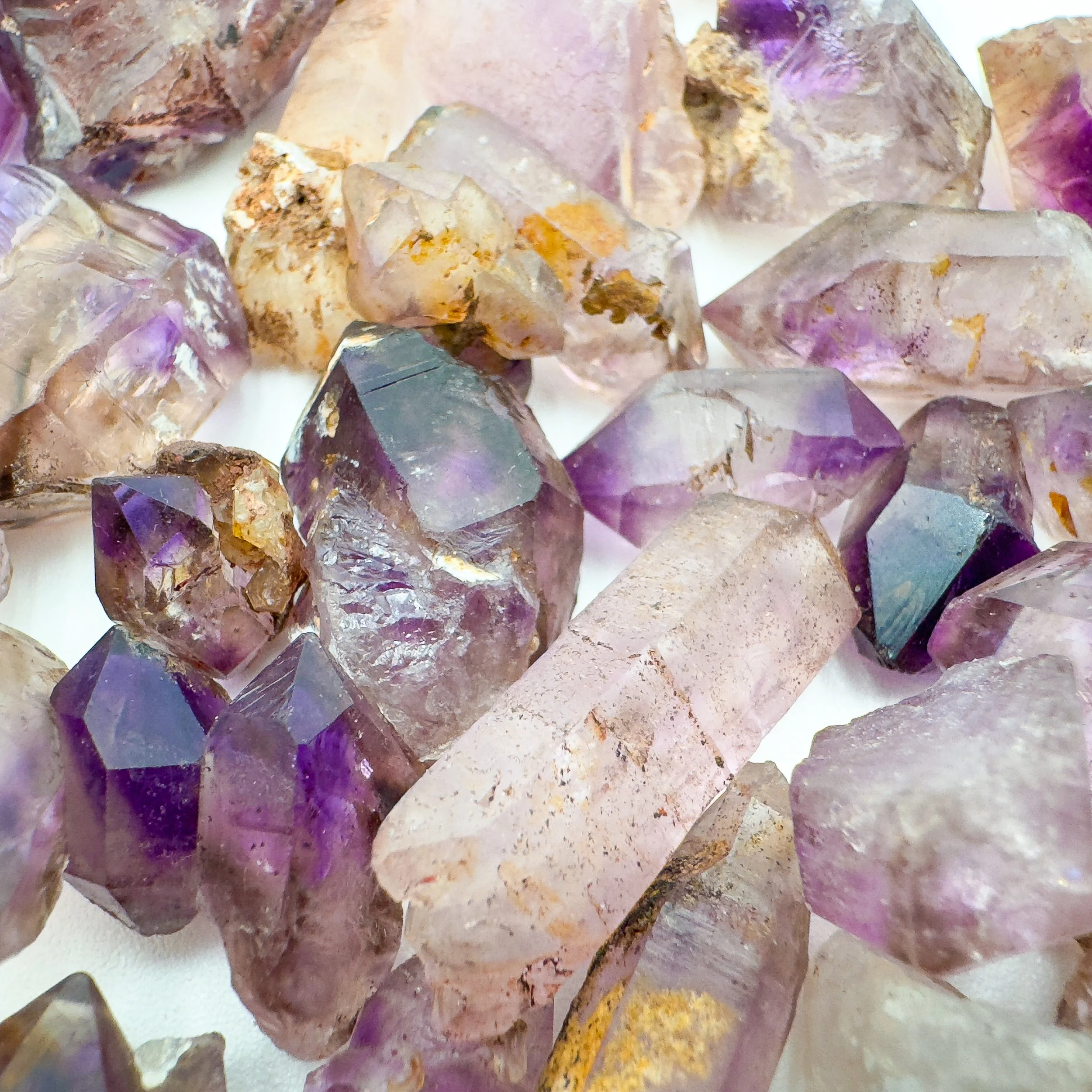 Bulk Raw Smoky Amethyst Crystal Points 7557.jpg