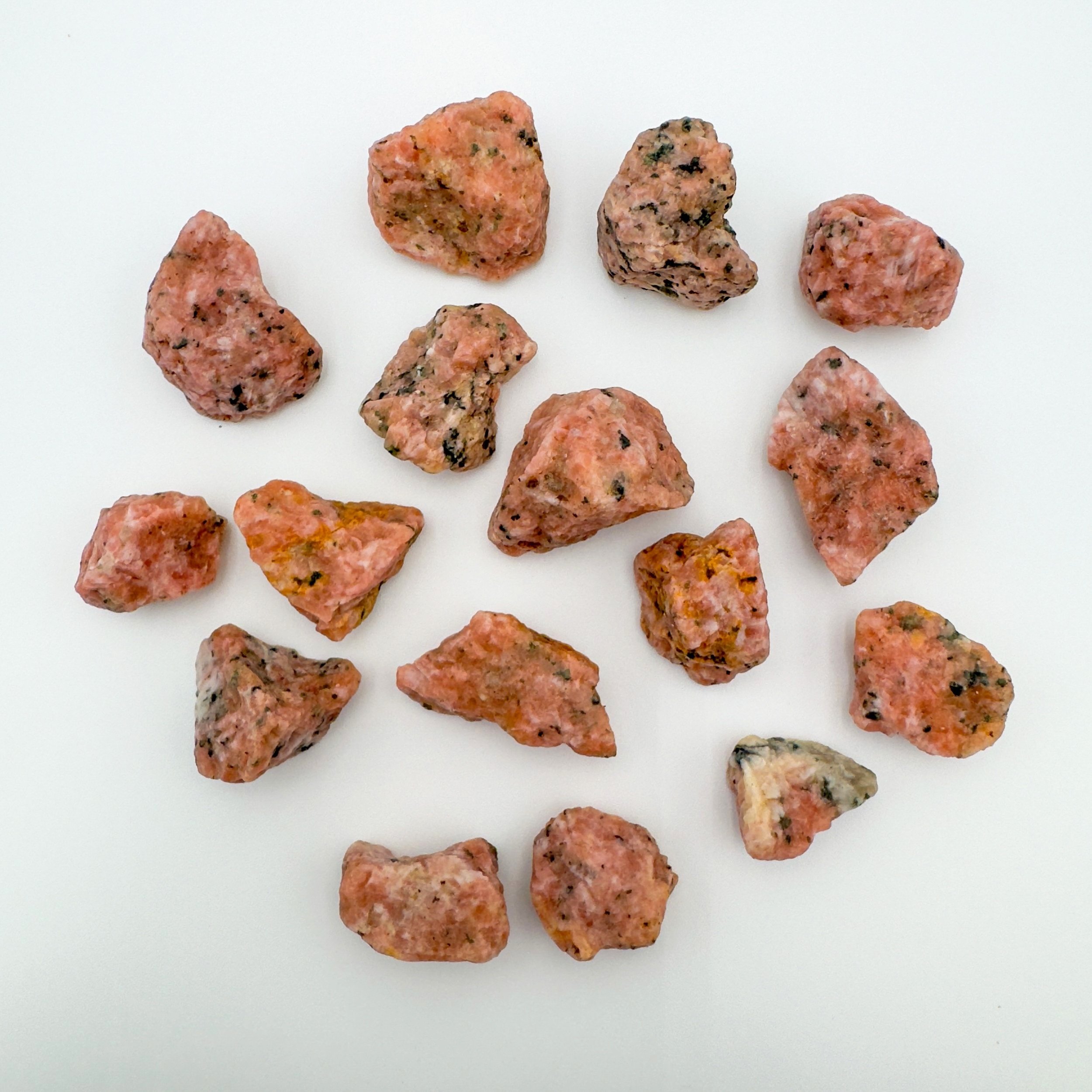 Orange Calcite Raw Stones (1-2 Inch - A Grade - 12-20 Pieces Per Pound) Ethically Sourced from Madagascar - Beyond Bohemian
