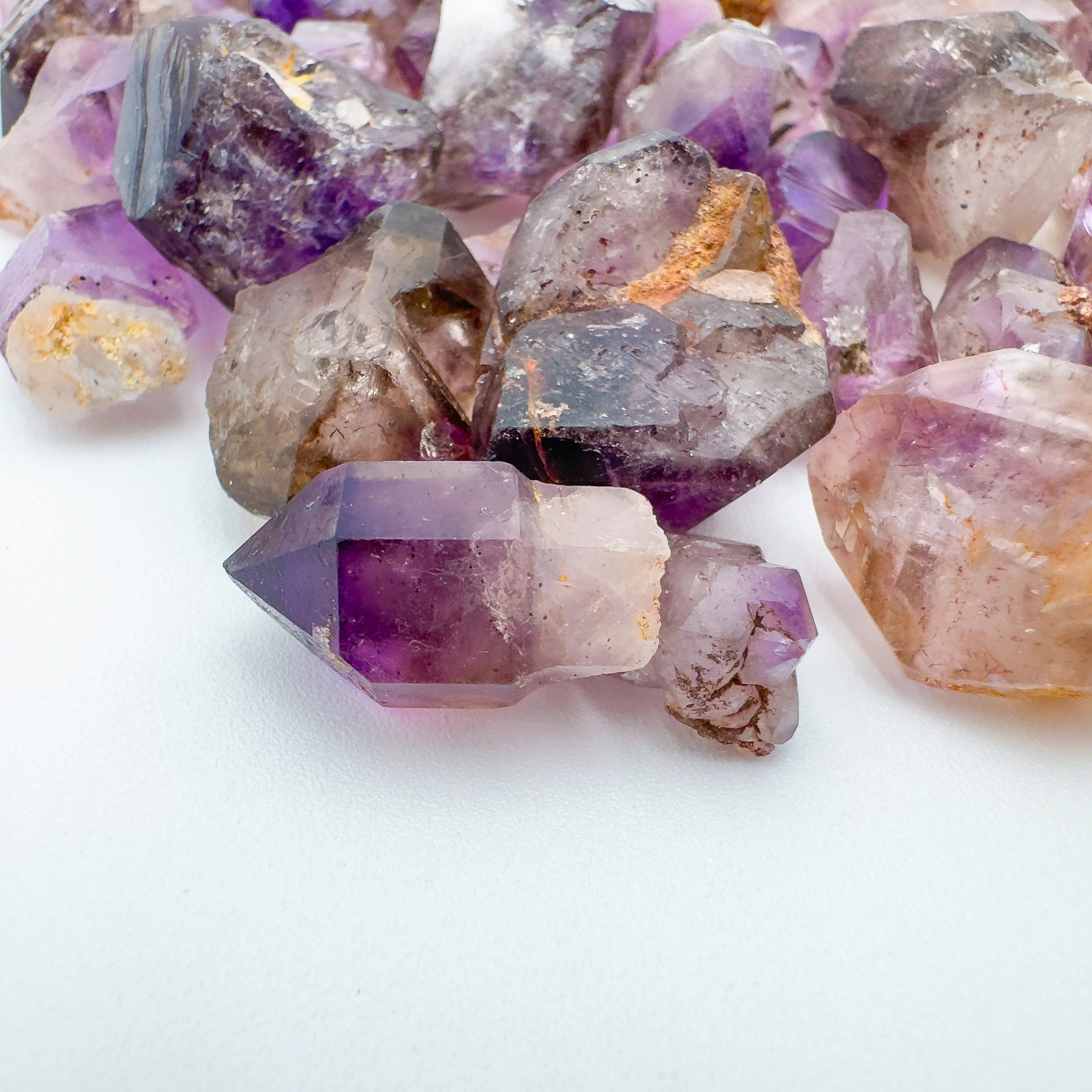 Bulk Raw Smoky Amethyst Crystal Points 7554.jpg
