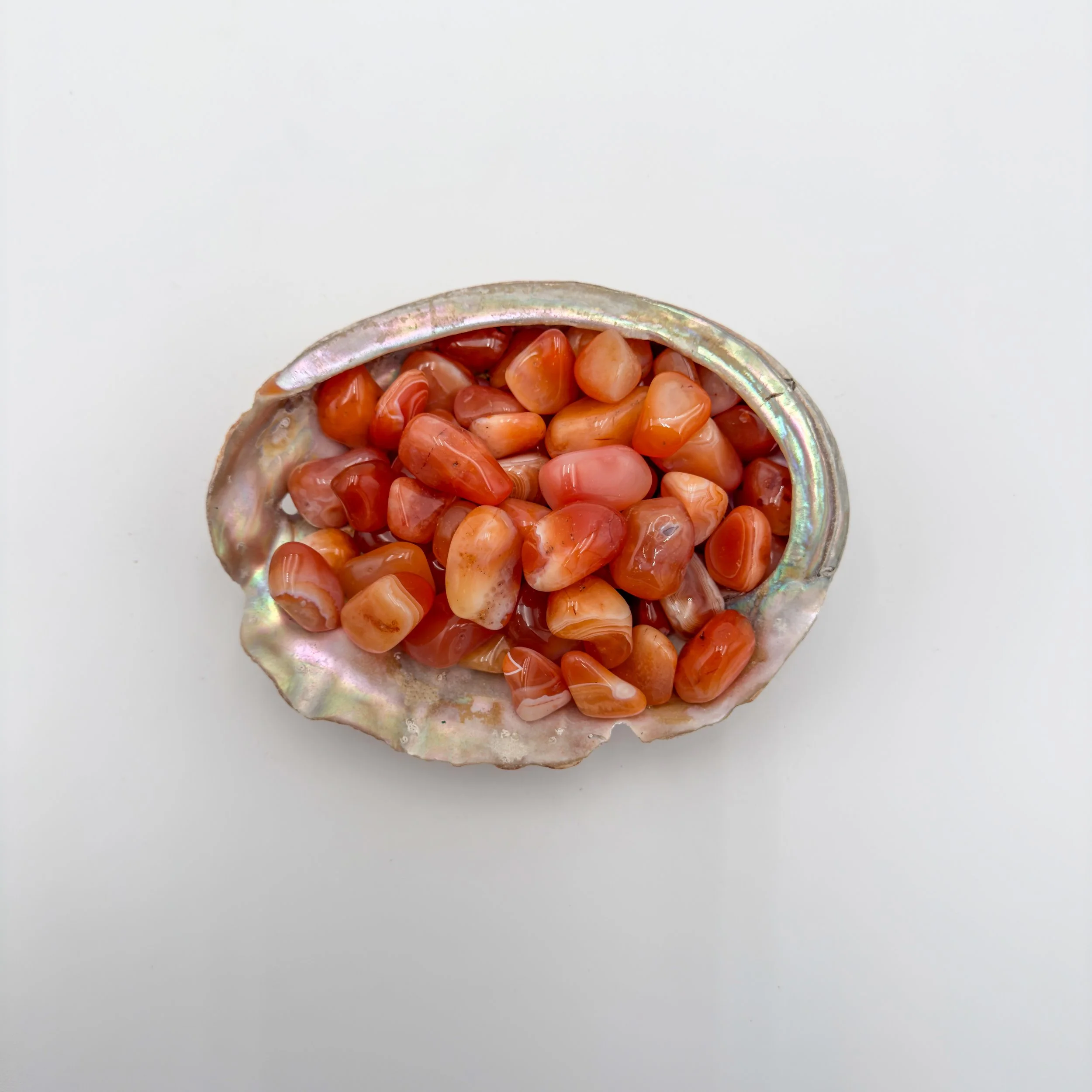 Banded Carnelian Tumbled Stones (0.50-1.25 Inch - AA Grade - 64-96 Pieces Per Pound) Ethically Sourced from Botswana