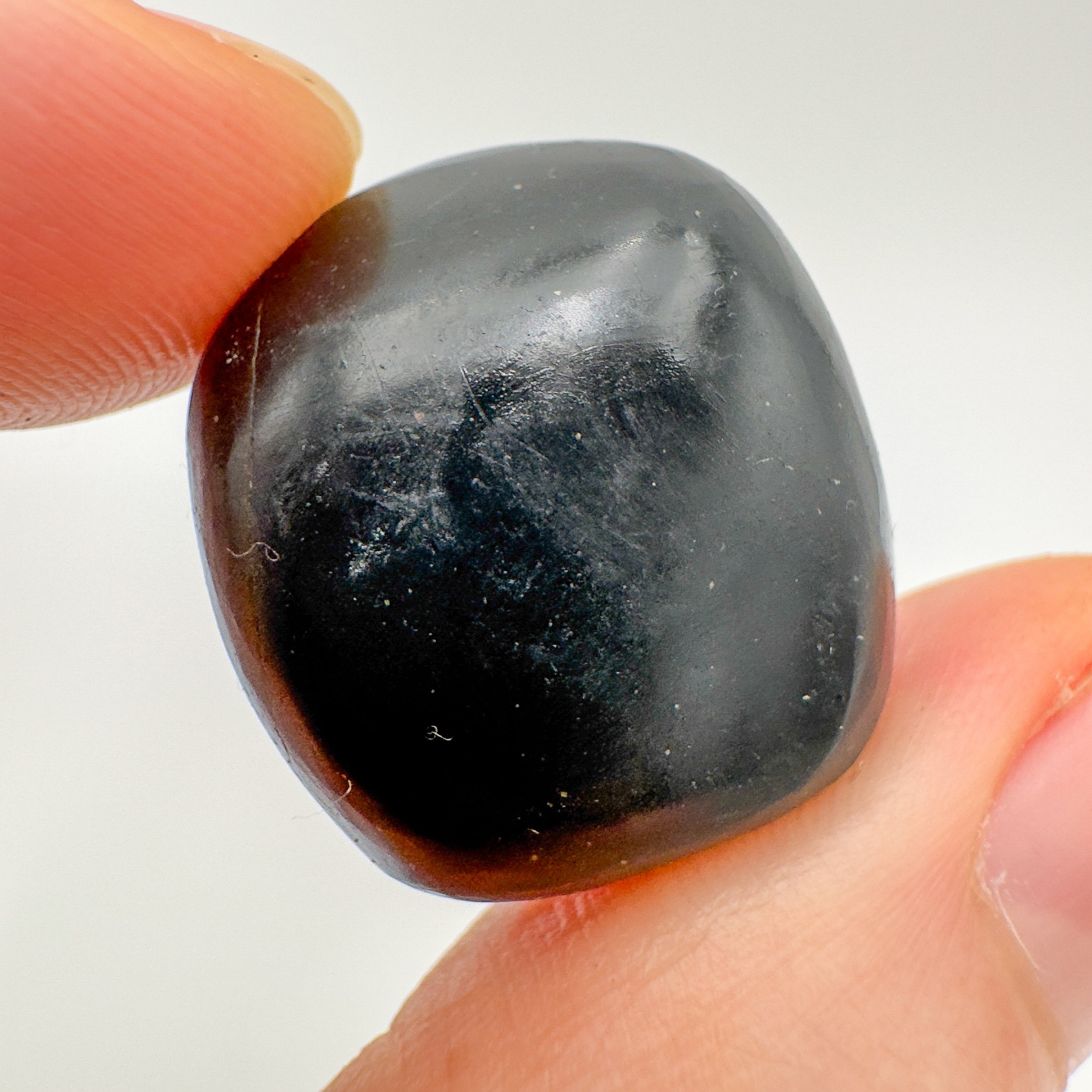 Black Onyx Hand Polished Stones (1-1.50 Inch - AA Grade - 16-32 Pieces Per Pound) Ethically Sourced from Peru - Beyond Bohemian