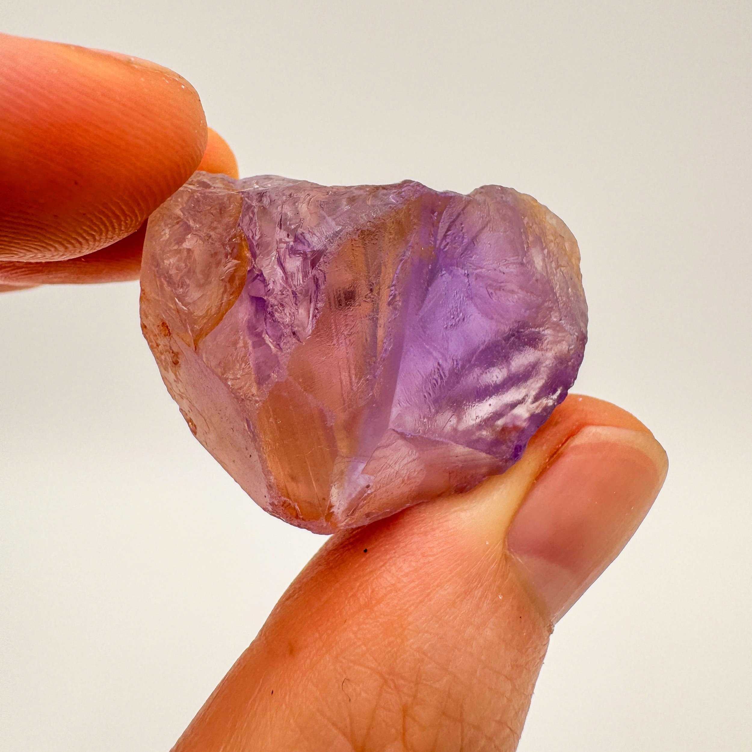 Ametrine Raw Crystals (1-2 Inch - AA Grade - 12-20 Pieces Per Pound) Ethically Sourced from Bolivia - Beyond Bohemian
