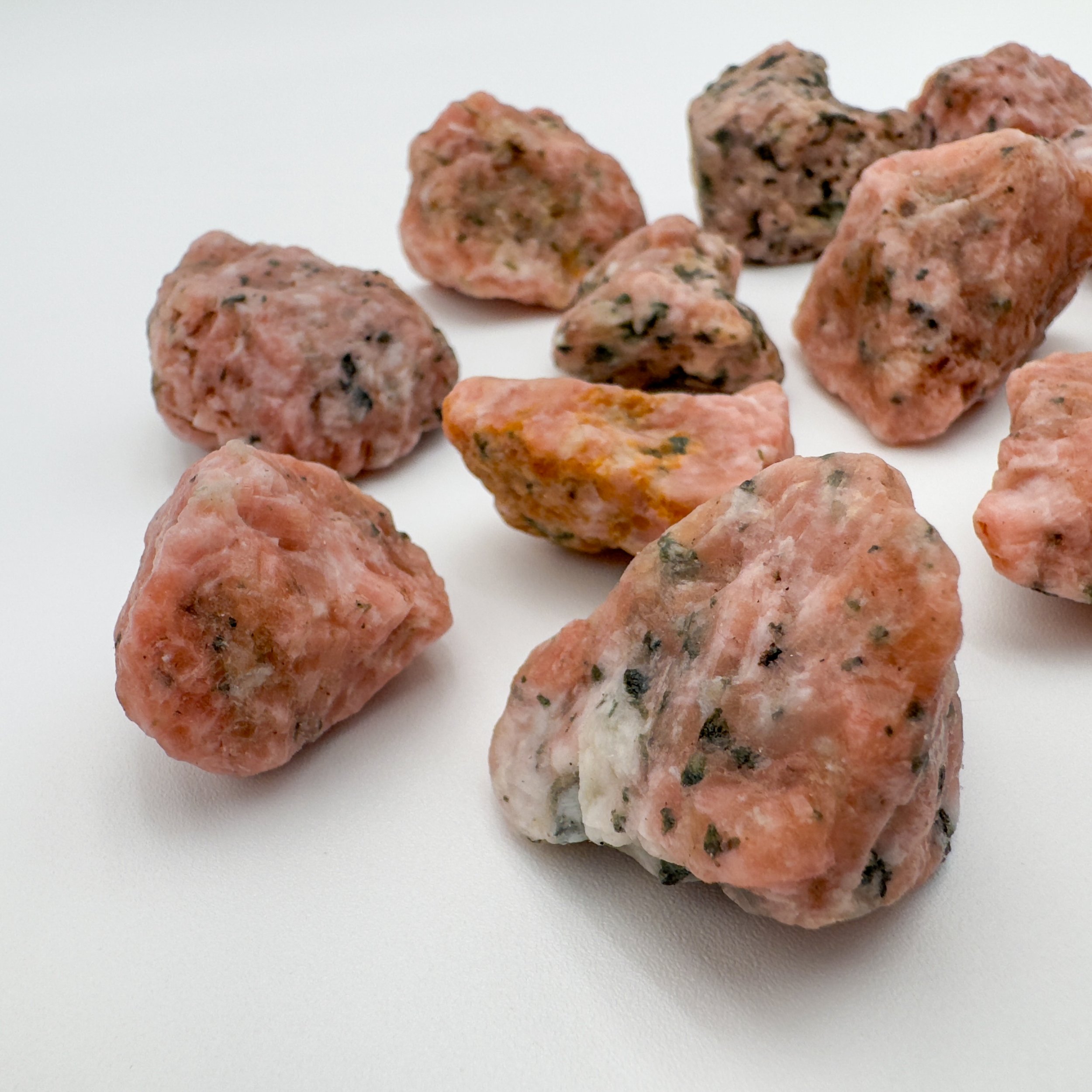 Orange Calcite Raw Stones (1-2 Inch - A Grade - 12-20 Pieces Per Pound) Ethically Sourced from Madagascar - Beyond Bohemian