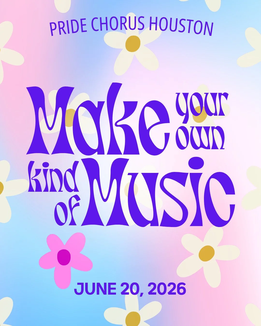 On sale now! Our Pride Month show is Make Your Own Kind of Music - a concert about fearlessly living authentically YOU! We are going to have some fabulous music from artists like Chappell Roan, Kacey Musgraves, Pentatonix, and even some K-Pop Demon H