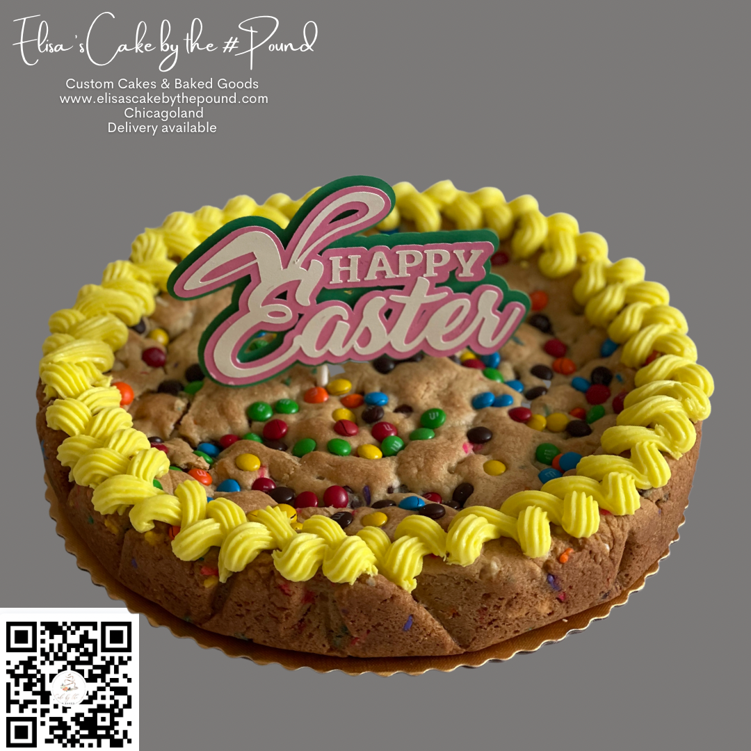Deep Dish Easter Cookie Cake — Elisa\'s Cake by the #Pound