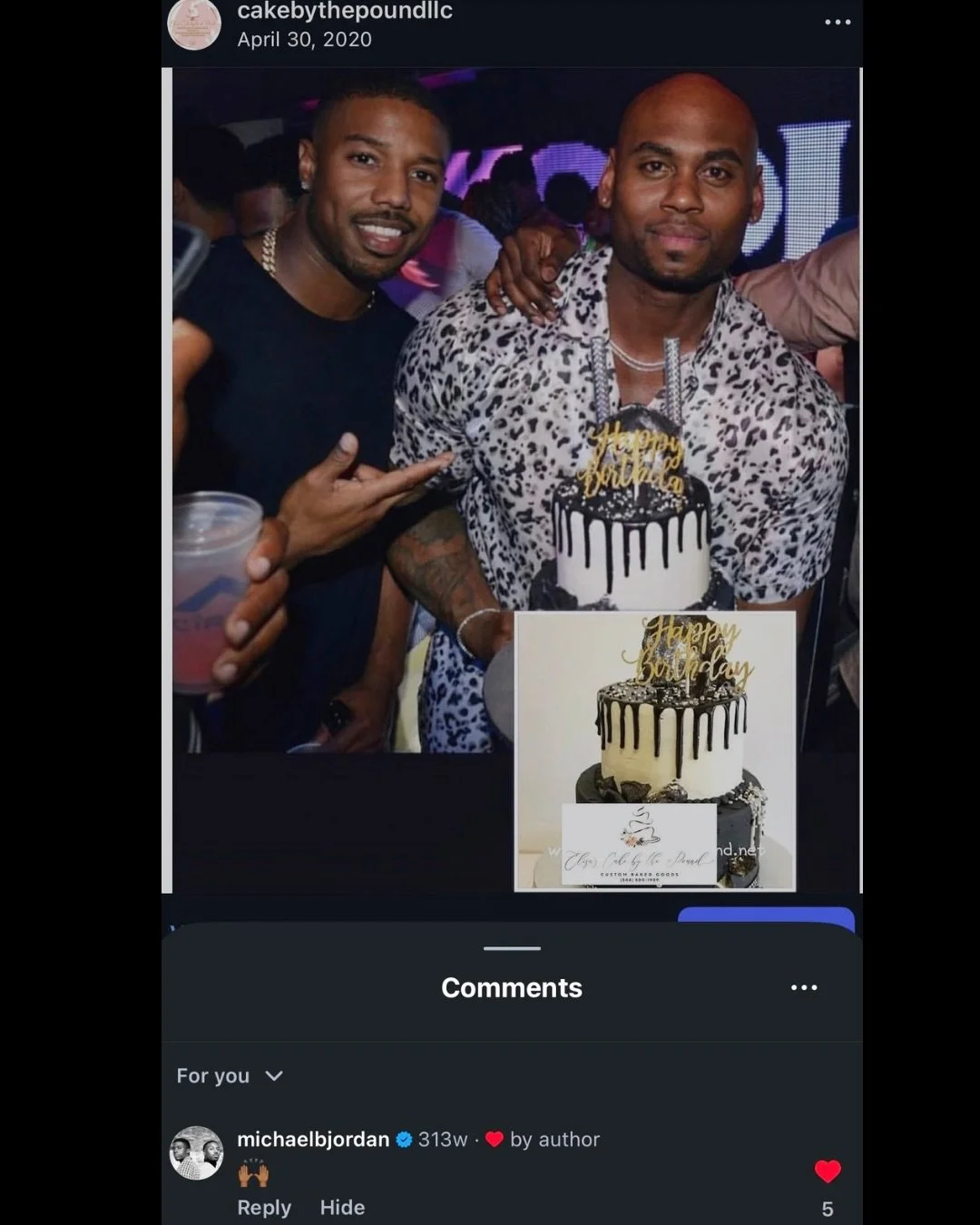 Having a random conversation and I was like &ldquo;omg that reminded me of the time @michaelbjordan commented on one of my posts. I had to pull to the side of the road&rdquo; 🤣🤣🤣🤣🤣🤣🤣 Clearly I&rsquo;ve never brought that up in conversation 

S