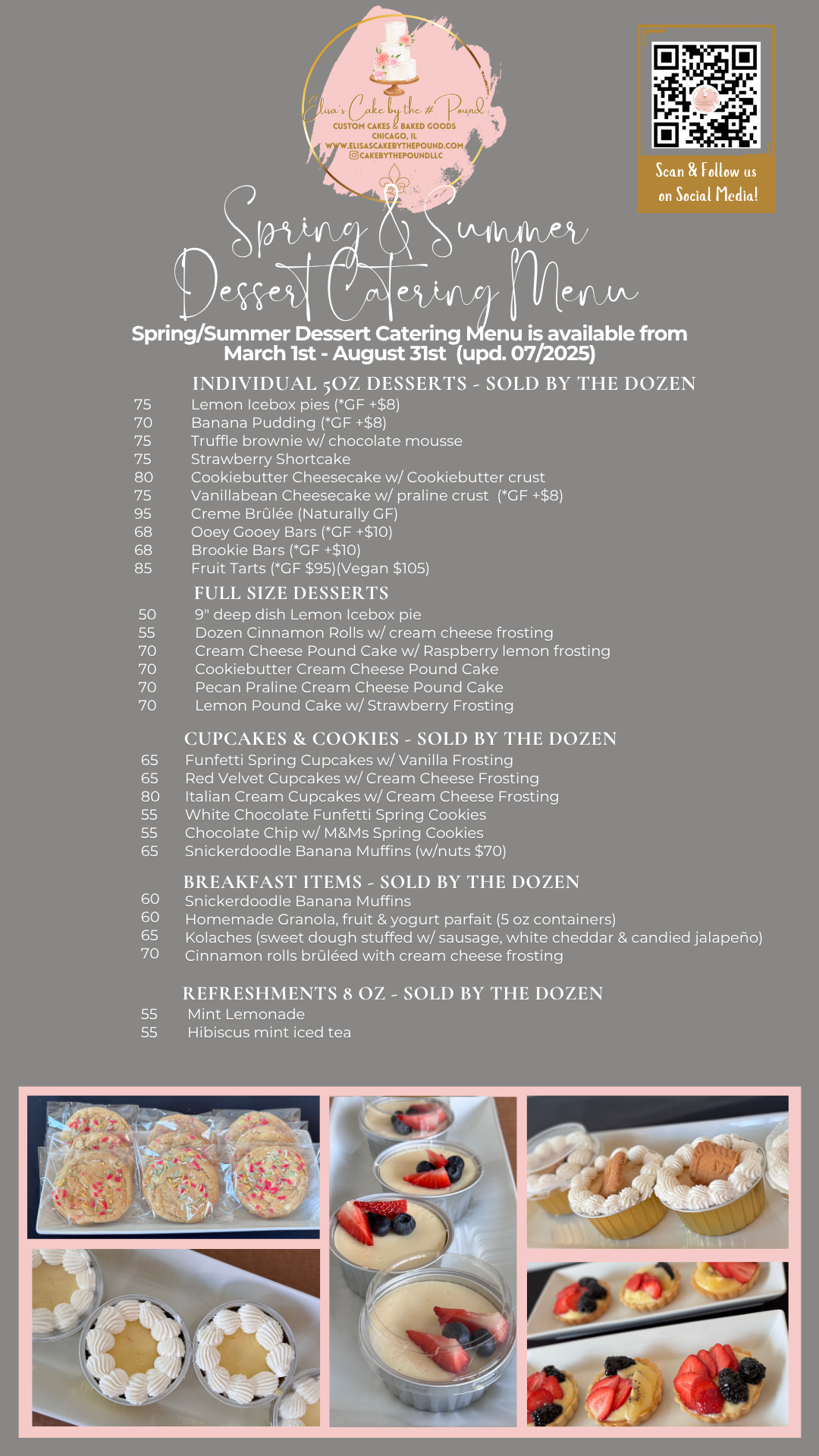 Spring/Summer Catering Menu