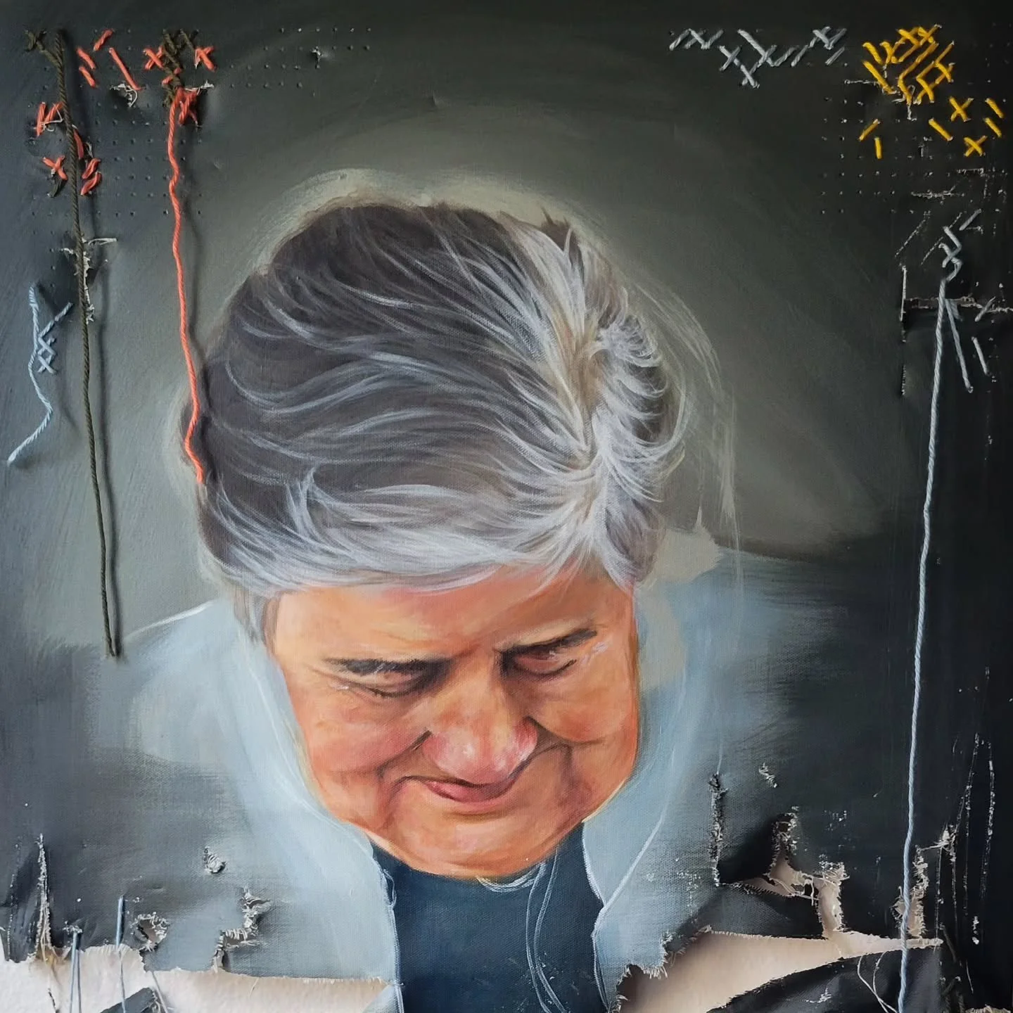&quot;En Memoria de Ti&quot; 
Painting 1/3
.
.
.
The last of the paintings.