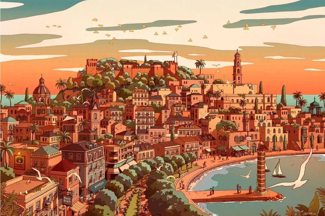 &ldquo;Where Lisbon meets Tel Aviv&rdquo;, a private commission created for a very special Portuguese collector, celebrating the connection between two people: one with roots in Lisbon, the other in Tel Aviv.

Hidden throughout the piece are small pe