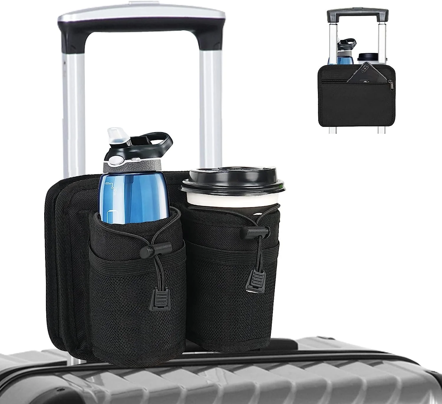 Porte gobelet de voyage pour bagages