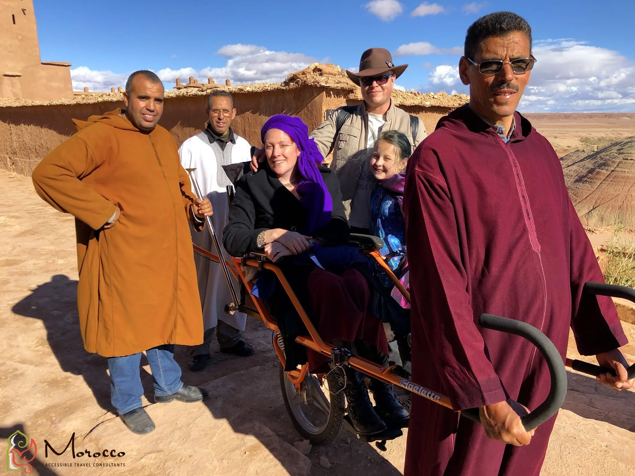 Balade en joëlette au Maroc