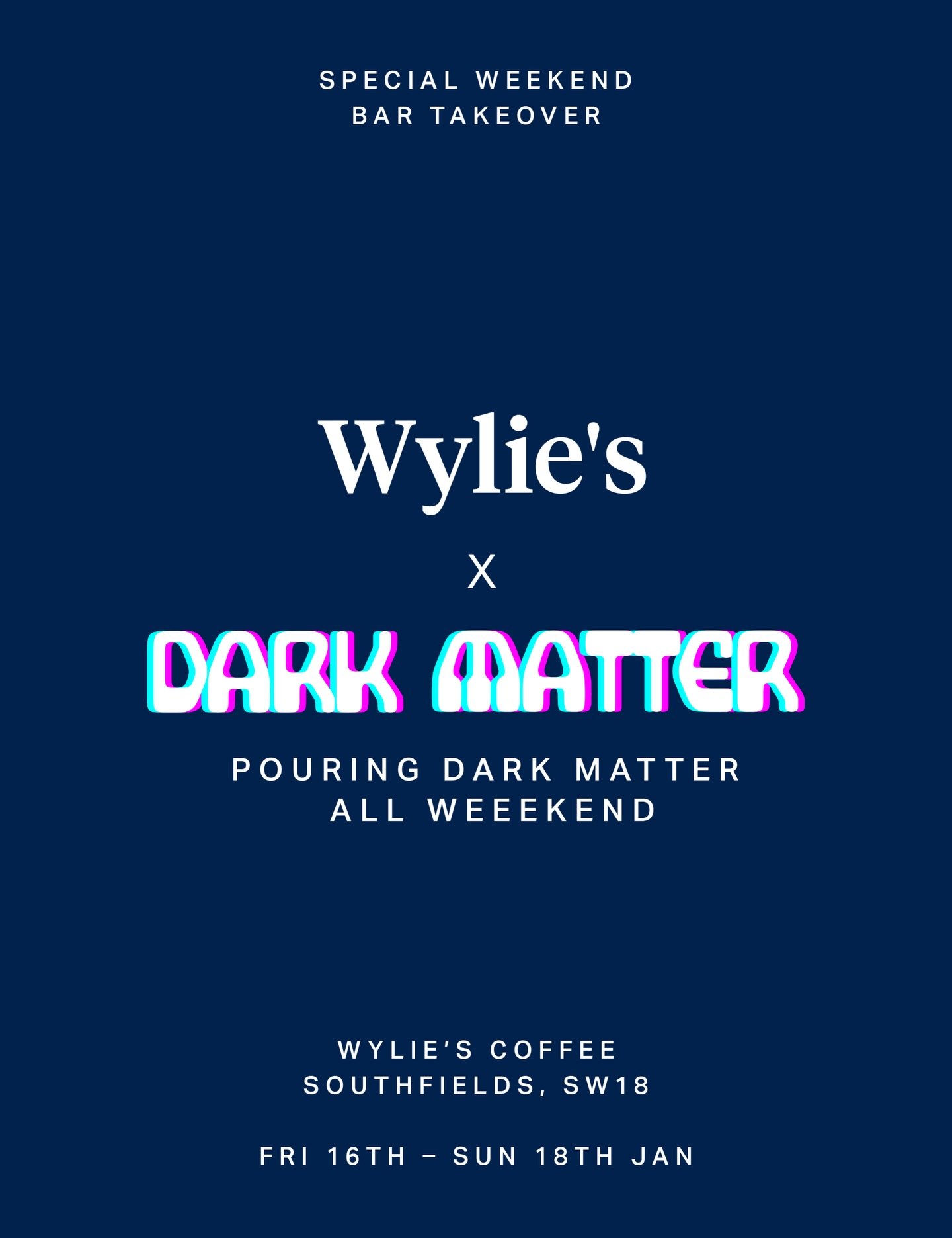 Very excited to welcome @darkmatterroasters for a special long weekend bar takeover kicking off this Friday. 

Caramel Curd on house espresso 🧈

Origin: Yunnan, China
Process: Double Anaerobic Washed, Butter Co-Ferment
Taste: Toffee Popcorn, Cheesec