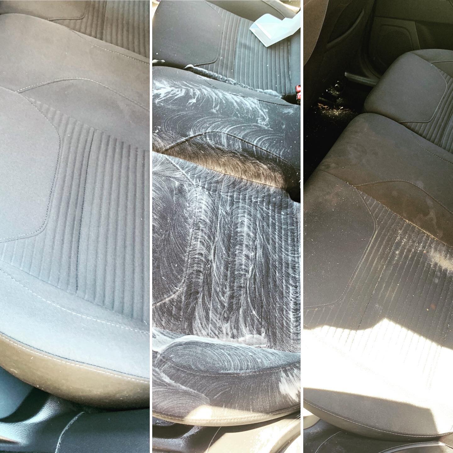 Today&rsquo;s silver valet with bench seat shampoo treatment, after a distance journey snack party went awry! #complete #happycustomer #happywheels #seatshampoo #muckykids #cleancarseatsarethebest 

#HampshireMobileValet #hmvs #hantsmobilevaletingser