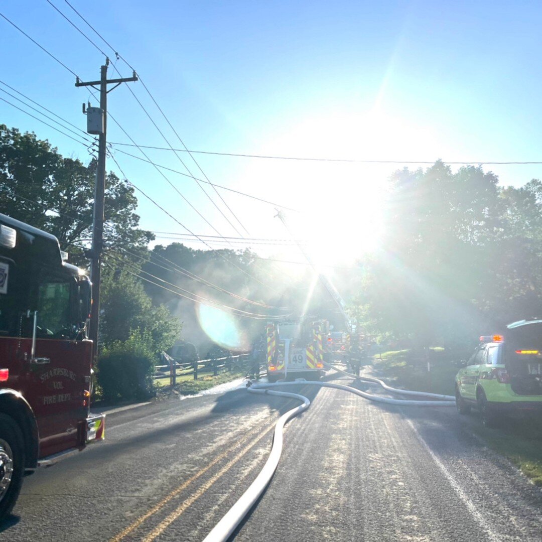 About 645 this morning, we were dispatched to &quot;smoke from the second floor&quot; of a house on Burchfield Road. 

Crews began work on a kitchen fire, with some fire extending upstairs and into other rooms.

Assisted by 174 (Middle Road), 262 (Sh