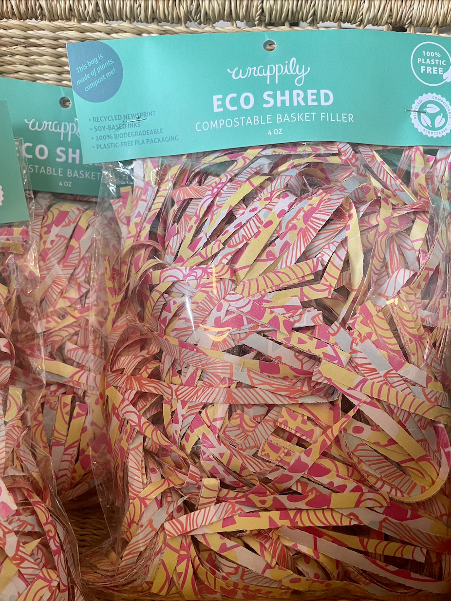 Plastic-free Basket Filler - Wrappily Eco Shred in Spring