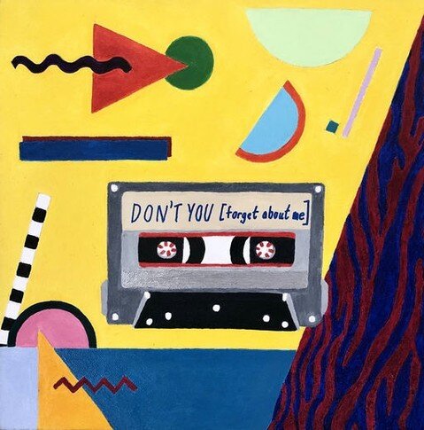 &quot;Don't You (Forget About Me)&quot;, acrylic on canvas, by Laura Storck (@laurastorck)

In the February 2024 show, BACK TO BASICS. See the online exhibit via link in bio!

#PlasticClubArt