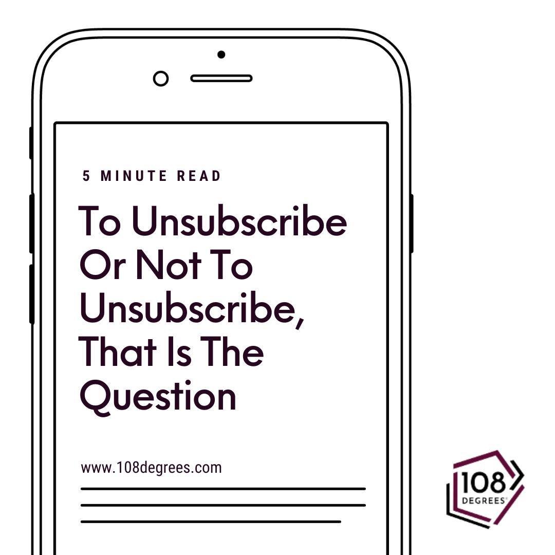 Best practice rules tell us that we should regularly scrub our lists of non-performing names to ensure that our messages are landing in the inbox of only those who are ready for our messages.

But sometimes we have a different view on what should be 