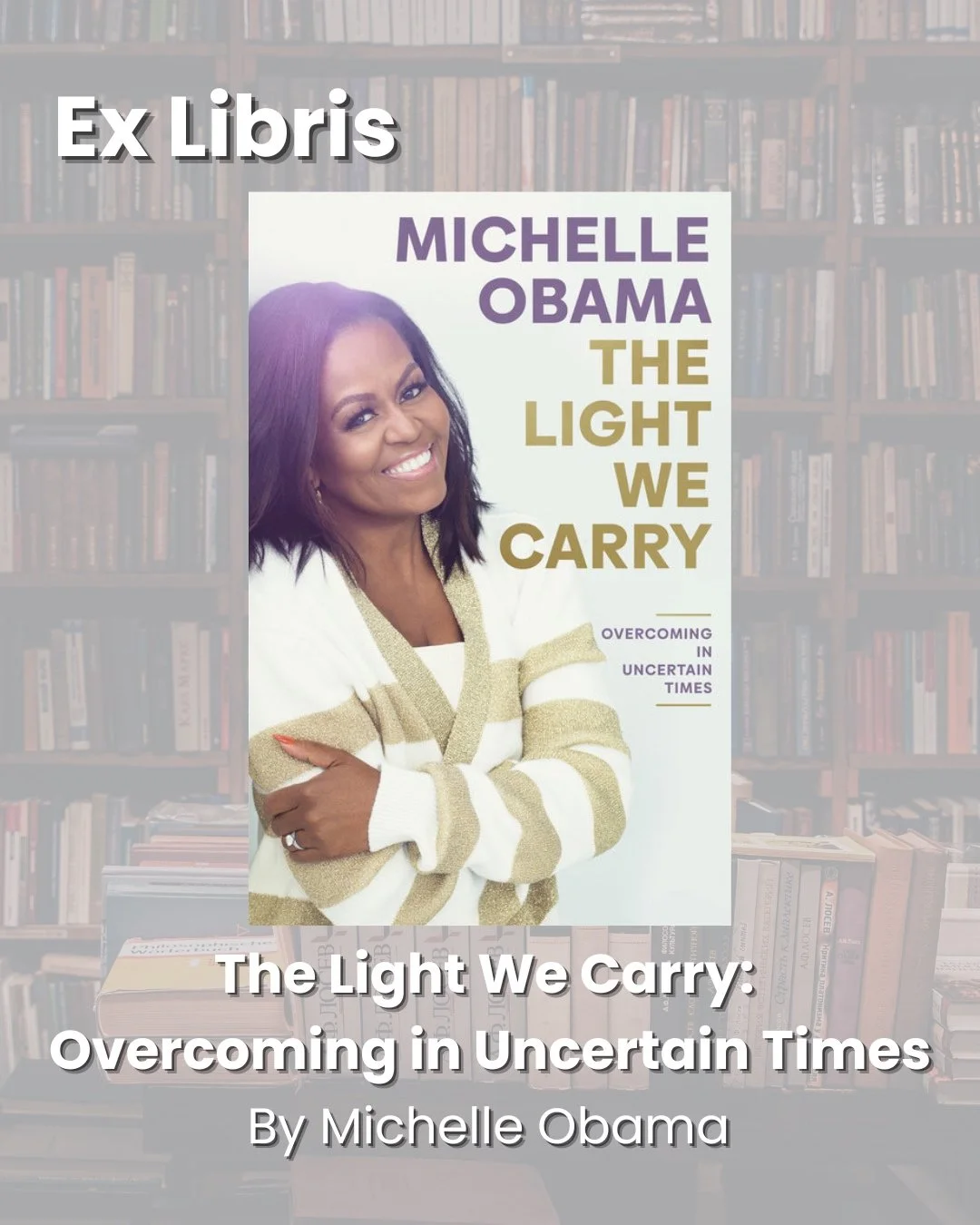 This month for Ex Libris, where I share what's on my reading list... 📚 

Last month, for Women's History Month, I took some time to acknowledge the recent work by a woman who has made history in our time and who is a fierce advocate for girls' educa