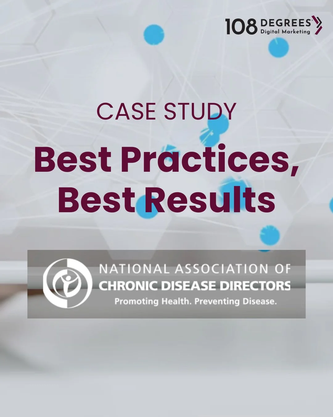 I'm proud to share this case study highlighting the incredible work done by my amazing team at 108 Degrees.

When it comes to public health impact, strategy matters just as much as execution.

The National Association of Chronic Disease Directors (NA