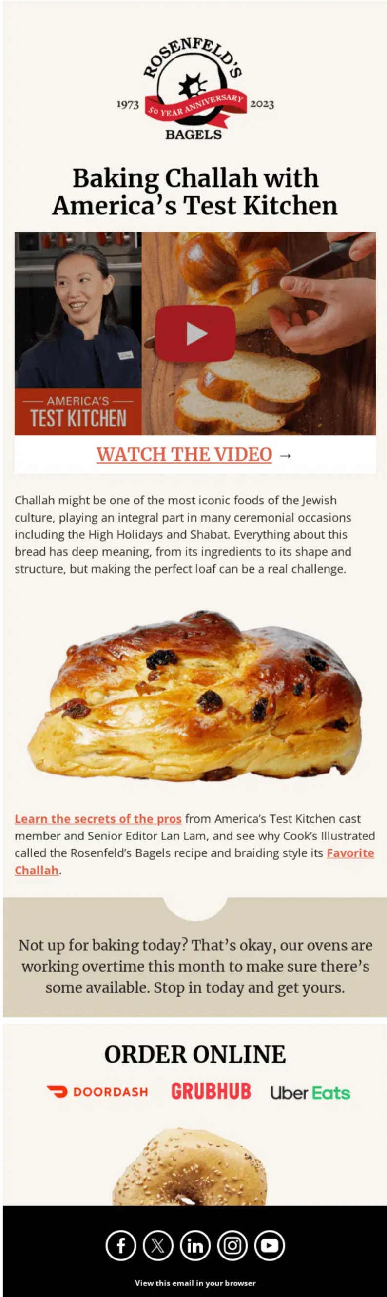 best example of b2c brand in email
