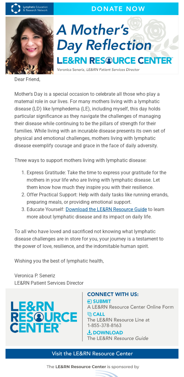 Example of Mission Driven Email from LE&RN
