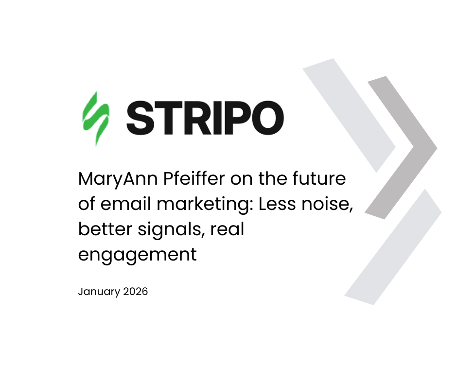 Stripo logo — MaryAnn Pfeiffer of 108 Degrees Digital Marketing featured