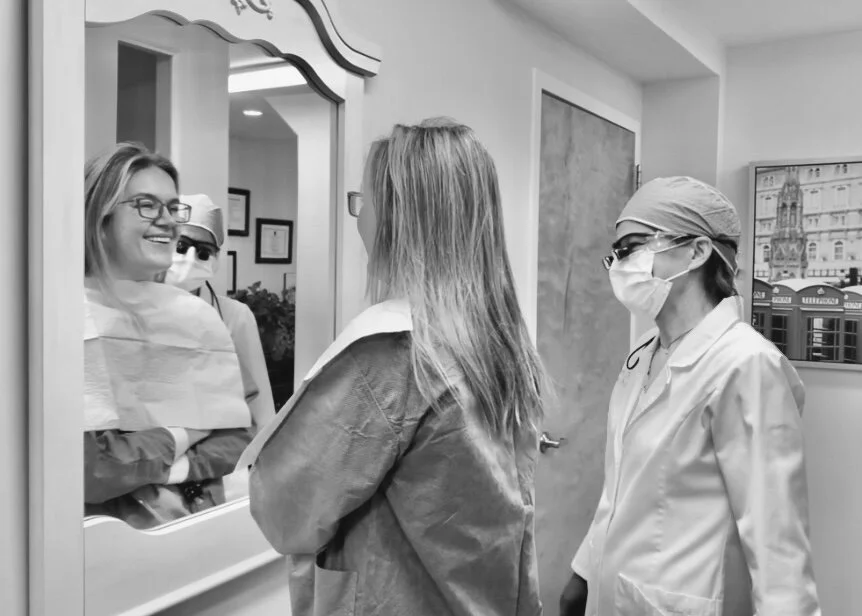 Dr. Ewa Tracz's holistic dental office in Brooklyn New York with Heights Dental team. 