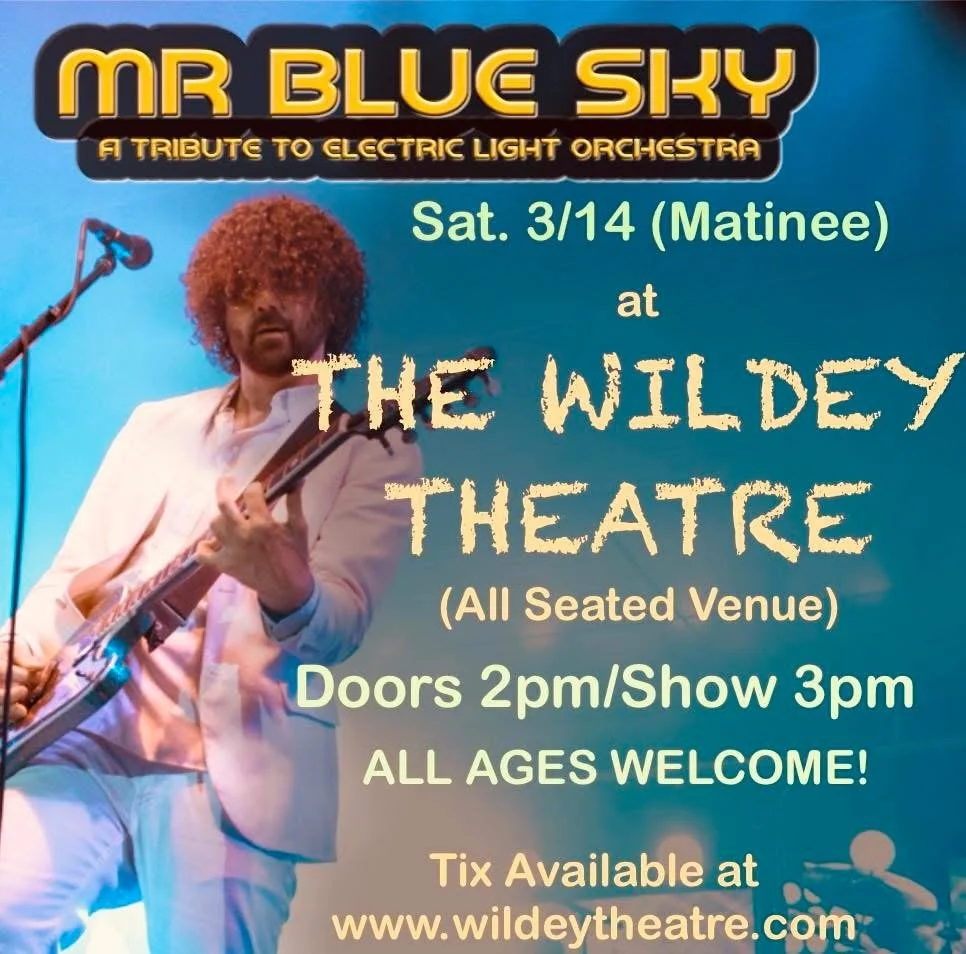 Mr. Blue Sky “A Tribute to Electric Light Orchestra” at Wildey Theater - Saturday Matinee