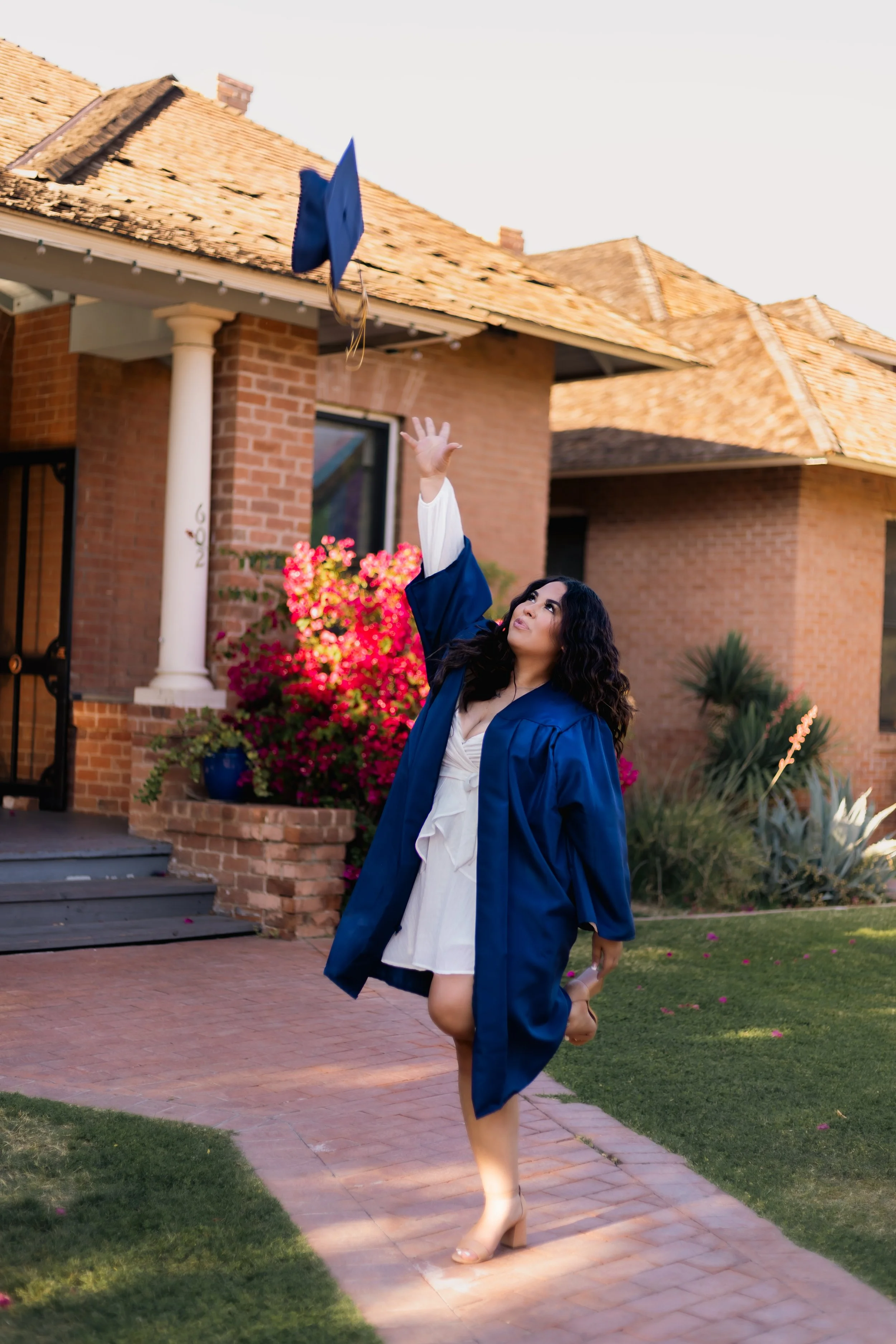 2025 Senior portrait with Cap & gown in Phoenix, AZ
