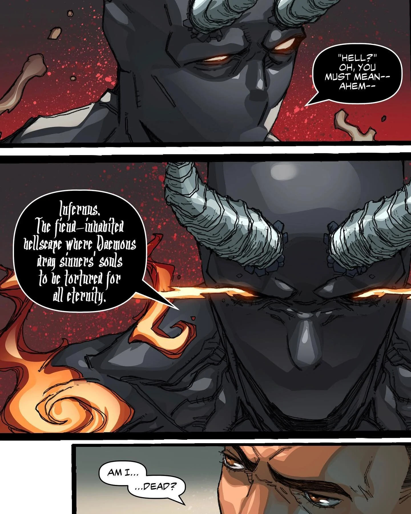 This won&rsquo;t end well&hellip; wait, will it?
🌋
🌋
🌋
🌋
🌋
#daemonic #part1 #chapter1 #isaac #dominic #isthishell #cantbe #infernus #demonrealm #cityofdies #vonrandalart #nestorredullacolors #underscape #underscaepe #hello #hellno #isthisreallif