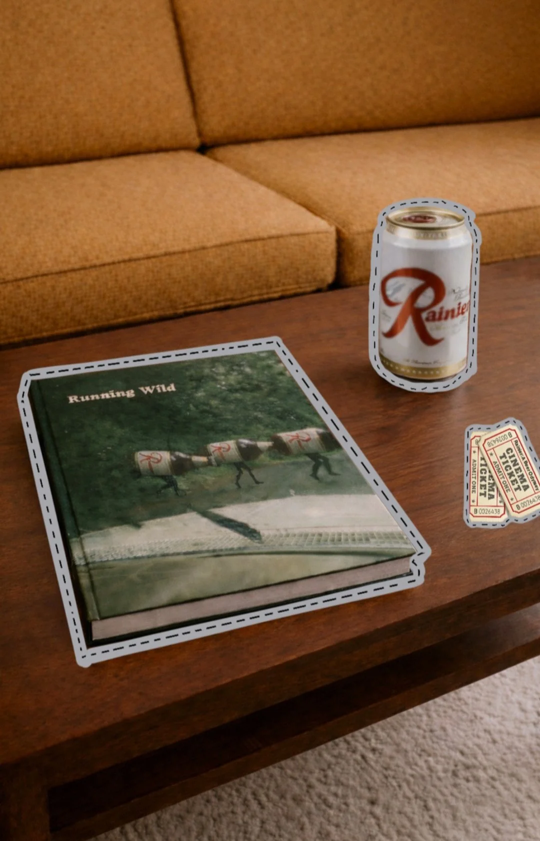 Pre-Order RUNNING WILD: The Rainier Beer Campaigns 1974–1987 @ MinorMattersBooks.com