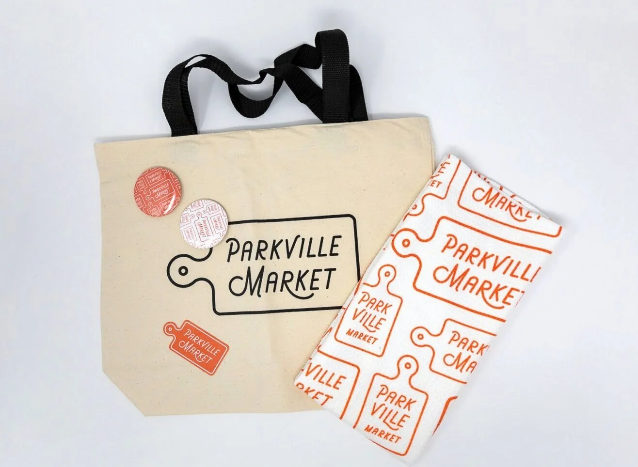 Parkville Market branding