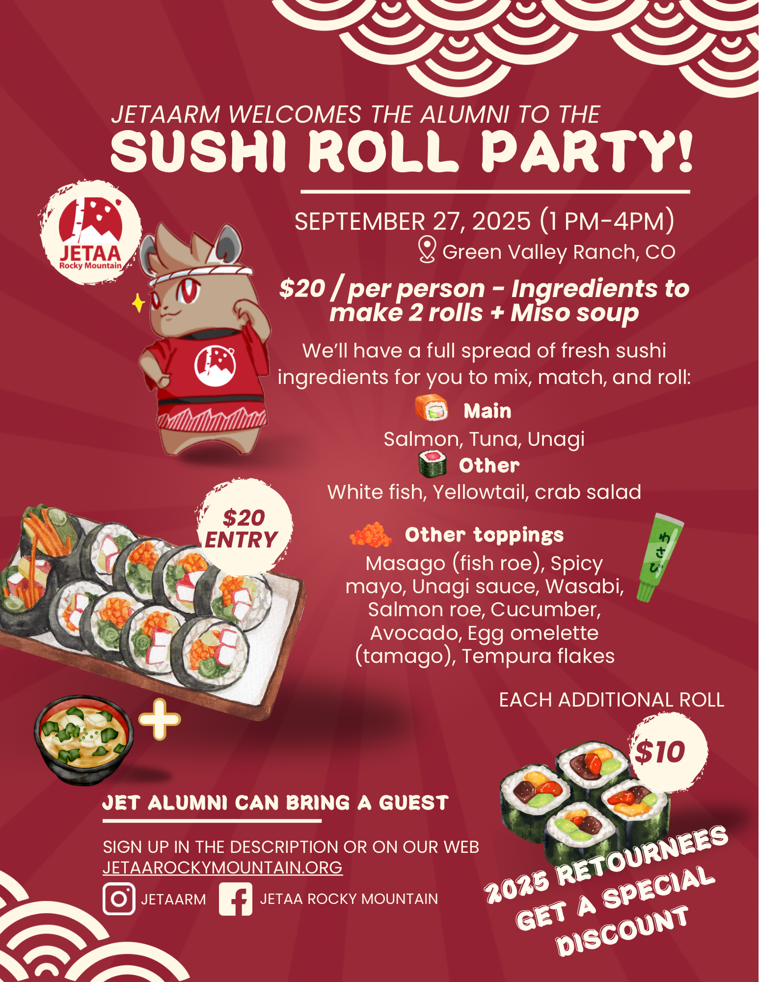 Sushi Roll Party