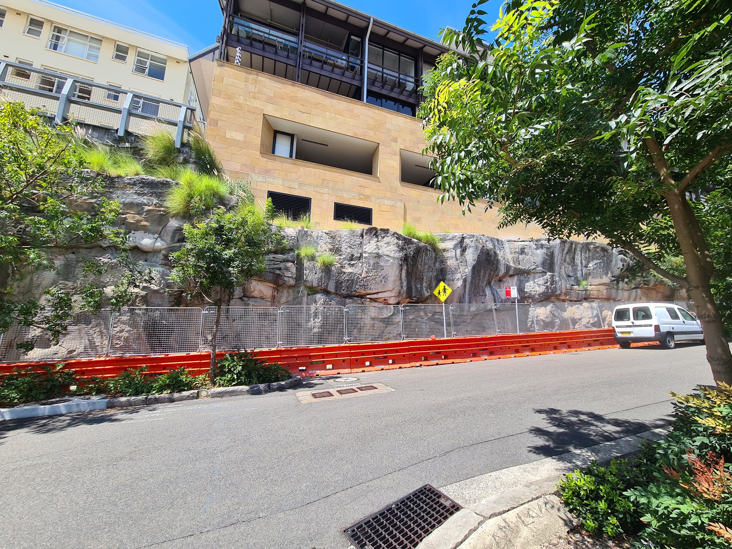 McElhone Street Rock Wall