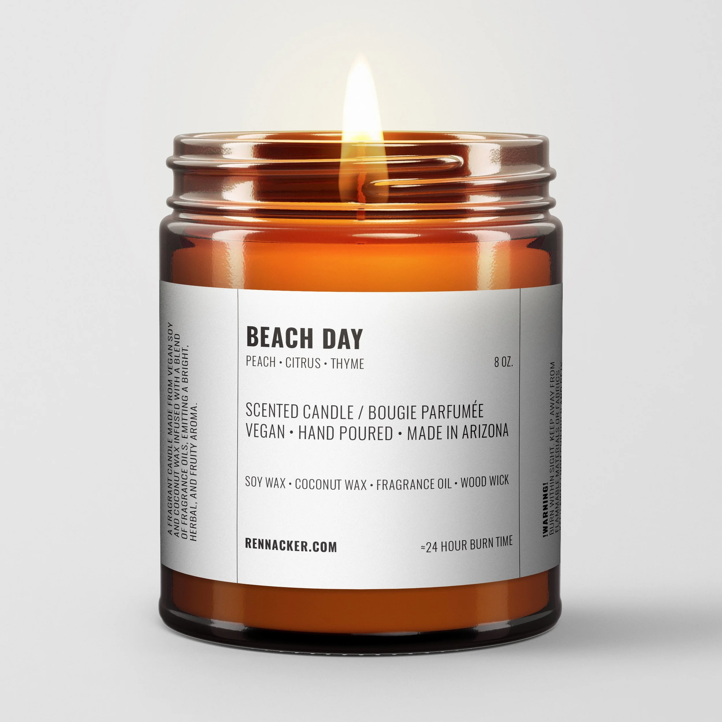 Beach Day Candle