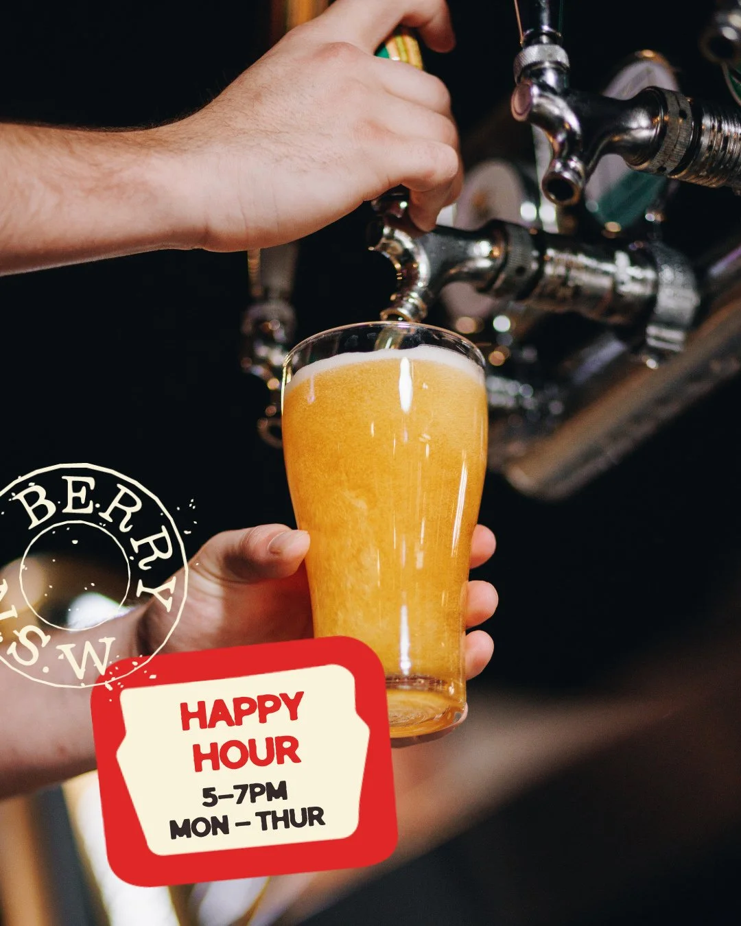 Get a grip on that one 👉 Happy hour 5-7pm Mon-Thur at the Great Southern. Mid week mates rates schooeys, every week 🔥