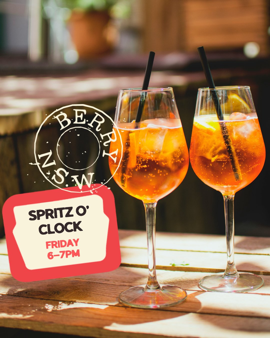 You&rsquo;ve made it through the week, now spritz o&rsquo;clock is just round the corner 👀 Kick back with live acoustic tunes from 8pm (@craigwoodwardofficial), &amp; cheap cocktails from 6-7pm. Book in a table now - the weekend is calling 💅 Link i