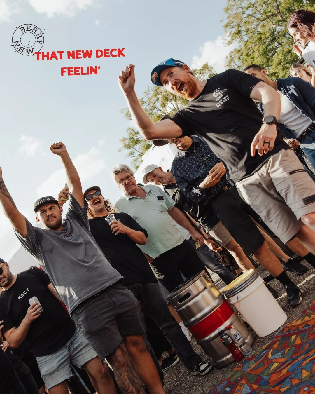 Well, our new deck aint' going to christen itself.⁠
⁠
THIS SATURDAY 27th, we&rsquo;re calling All Hands On Deck 👉 $14 summer cocktails, Stone &amp; Wood buckets, a pop-up deck bar, live music, and plenty of room for the whole crew.⁠
⁠
First pour on 