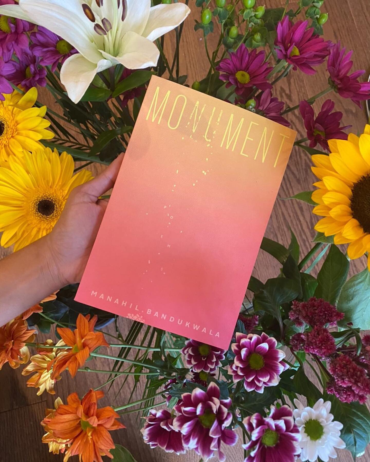 We love love love to see South Asian women publish their books. 
Have you had a chance to check out MONUMENT by @manahilbanduk with @brick.books 🧡?
🧡🧡🧡
Manahil Bandukwala is a writer and visual artist originally from Pakistan and now settled in C