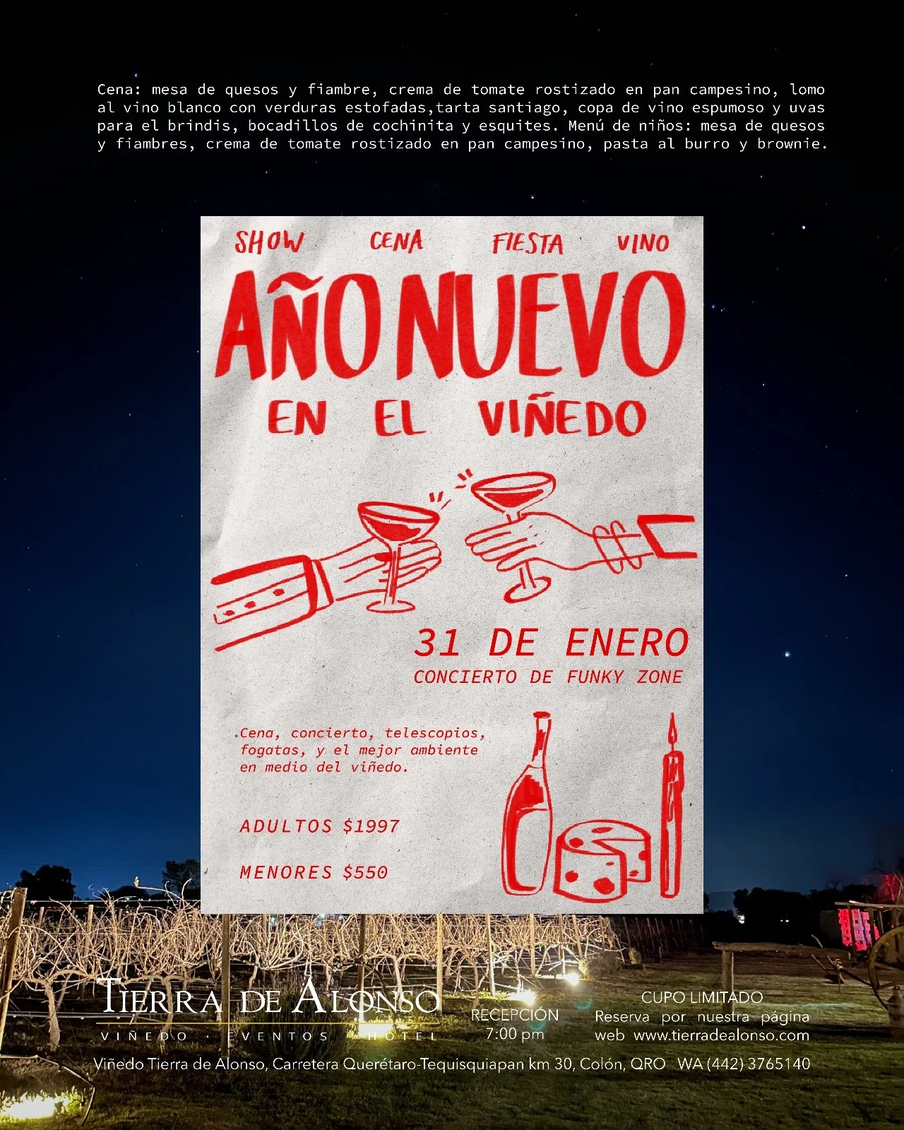 Año Nuevo en el Viñedo