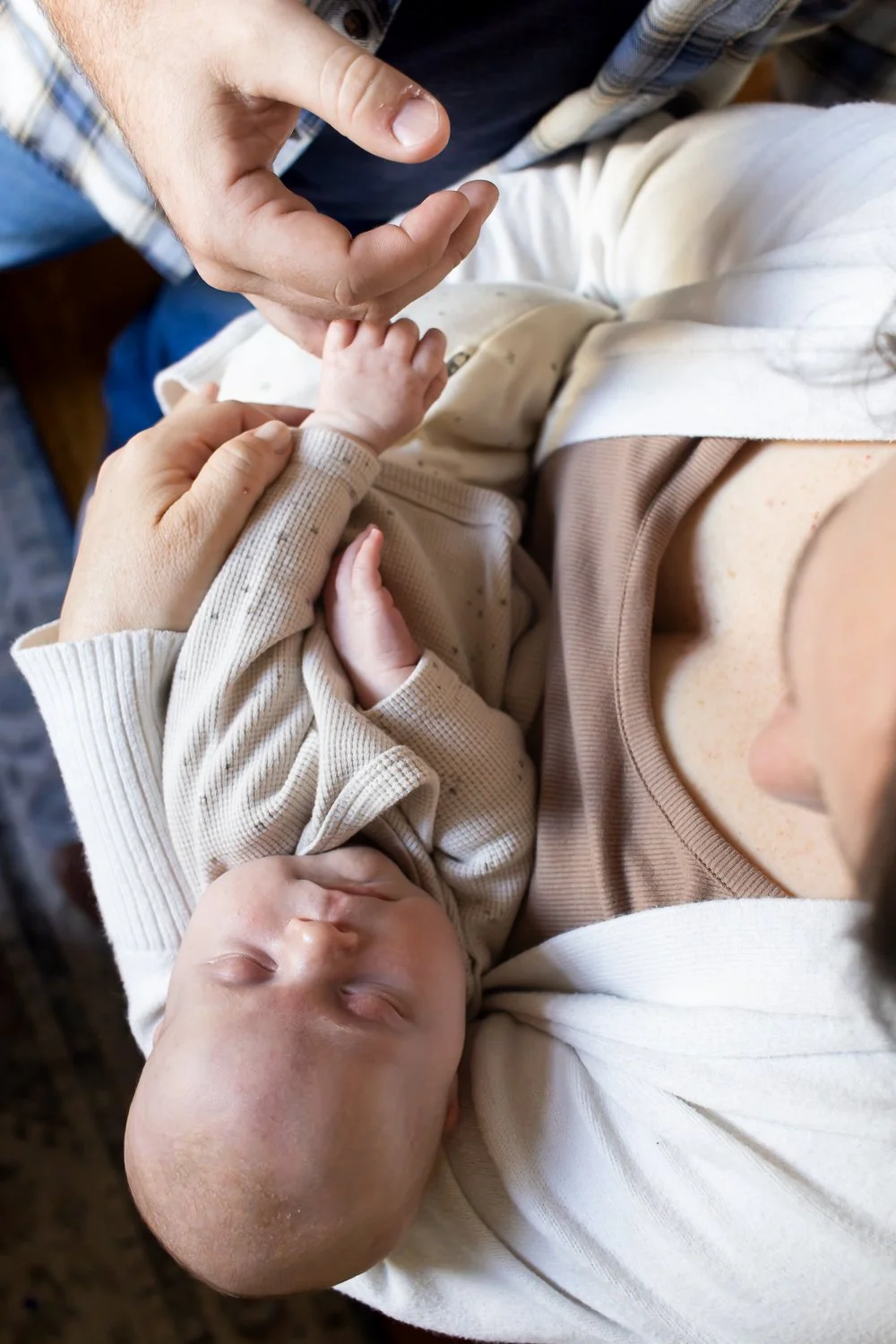 Richmond family with a baby