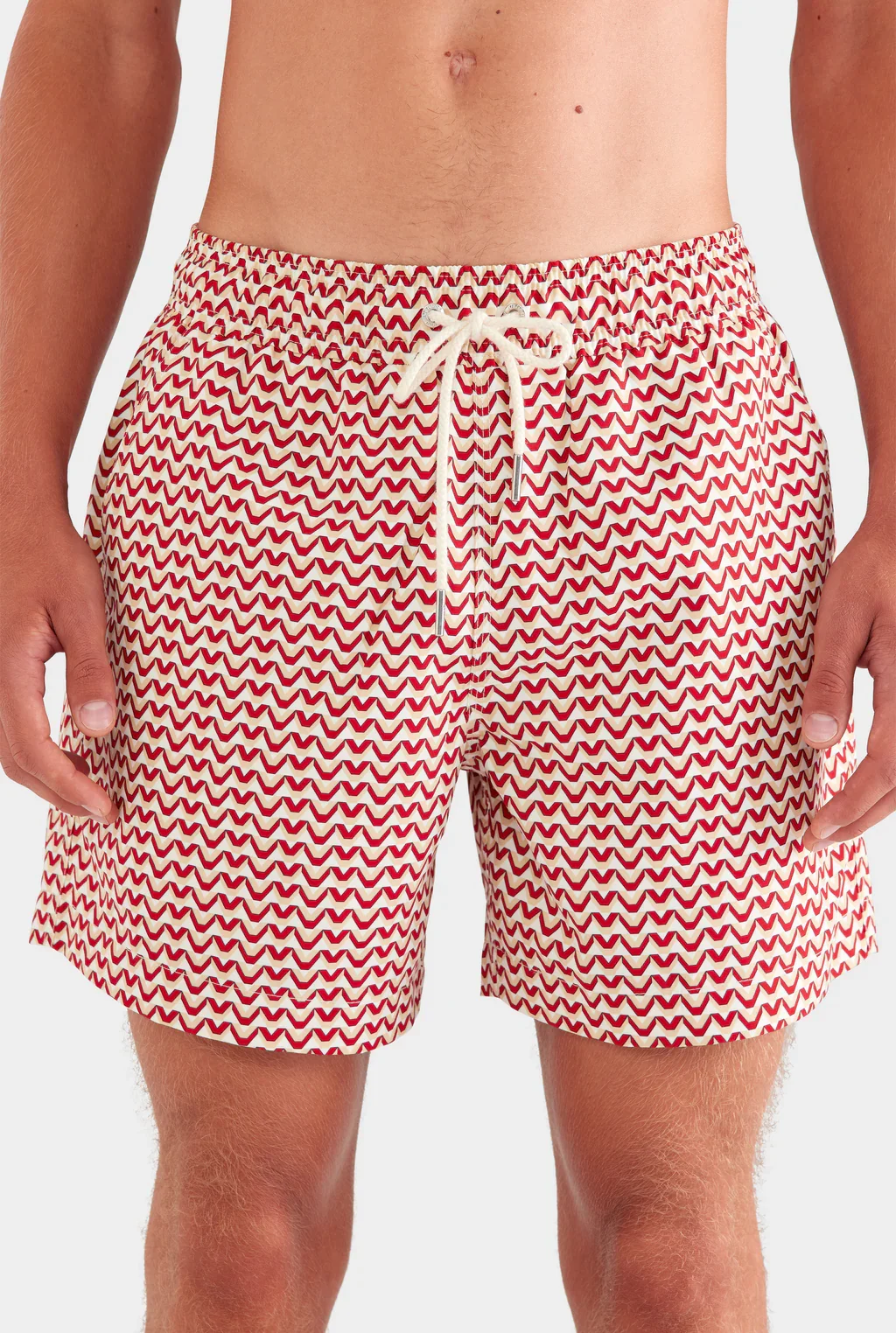 DROPONEPrintedSwimShortCream_Red_GraniteVMonogram_0028.webp