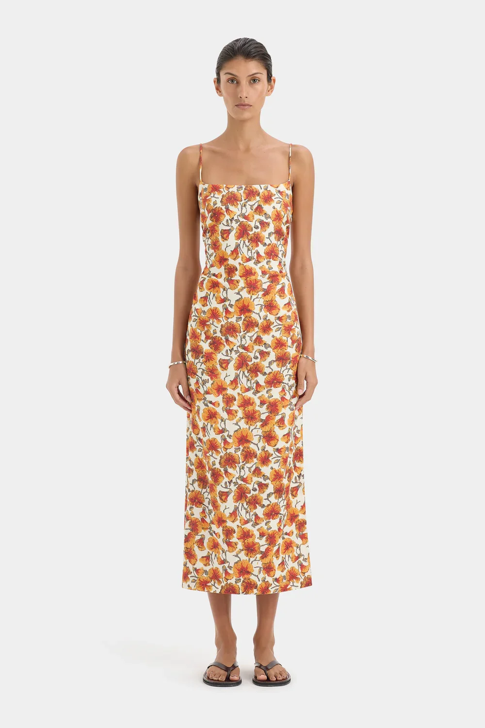 S20-SIR425-1123_Jara_Midi_Dress_Calendula-25905-SirTheLabel-D1-0441.webp