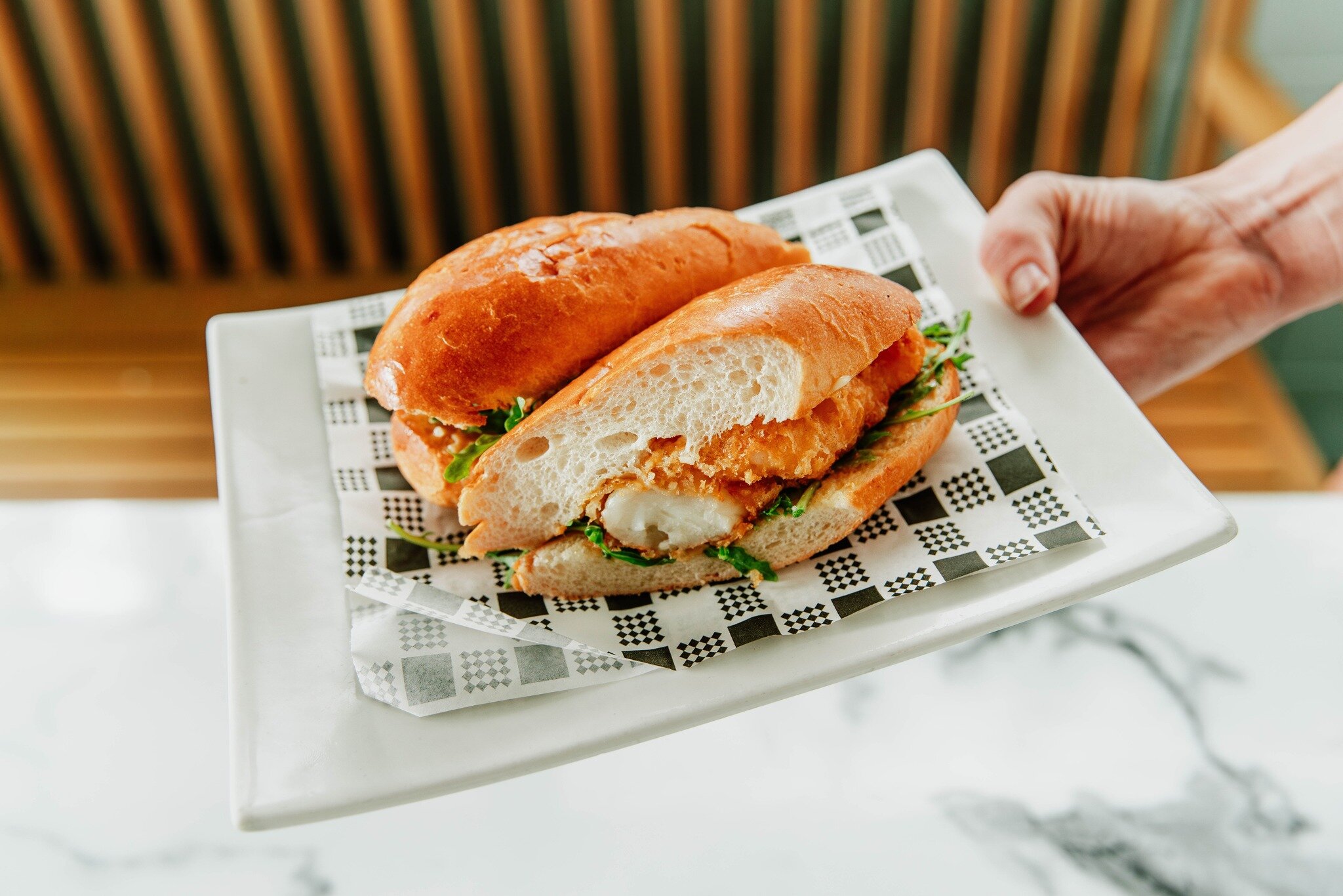 Looking for something a little lavish? Our decadent Lobster Roll is sure to hit the spot. 🤌🏽

Sink your teeth instead crispy, lightly battered lobster, served on a soft, potato bun with fresh rocket and creamy horseradish mayo. 🤤

See for yourself