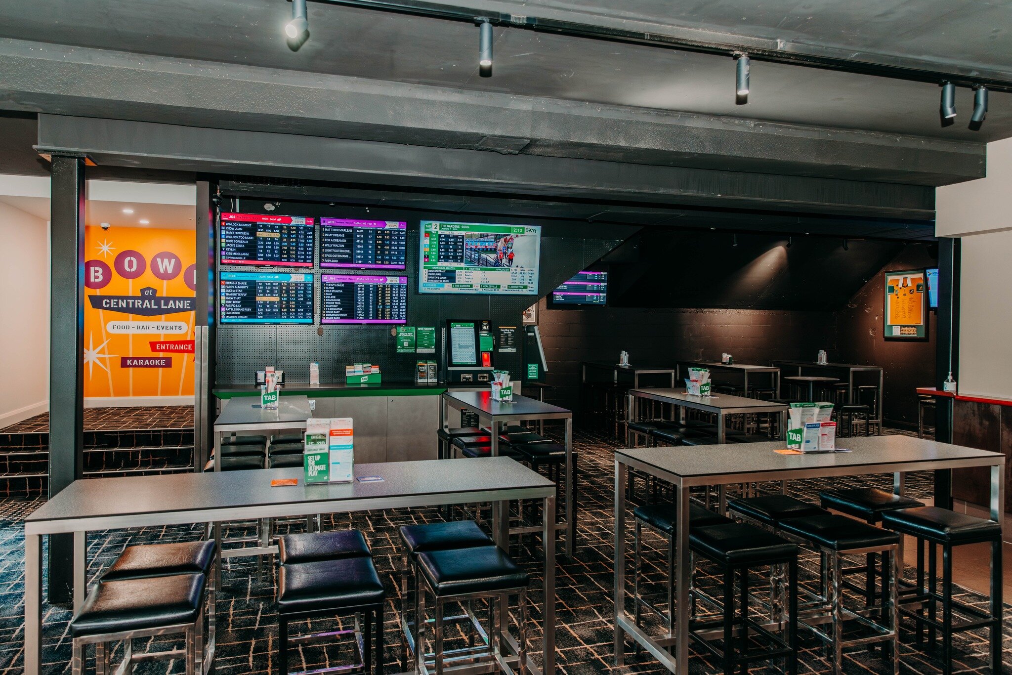 Every Saturday is Punter&rsquo;s Day at Central Lane. 🚨

Back your winners with ease on our dedicated TAB terminals. Head to our Sports Bar and cheer on your winning bet. 🍻 Remember to gamble responsibly. 

#centrallane #centrallanebowling #central