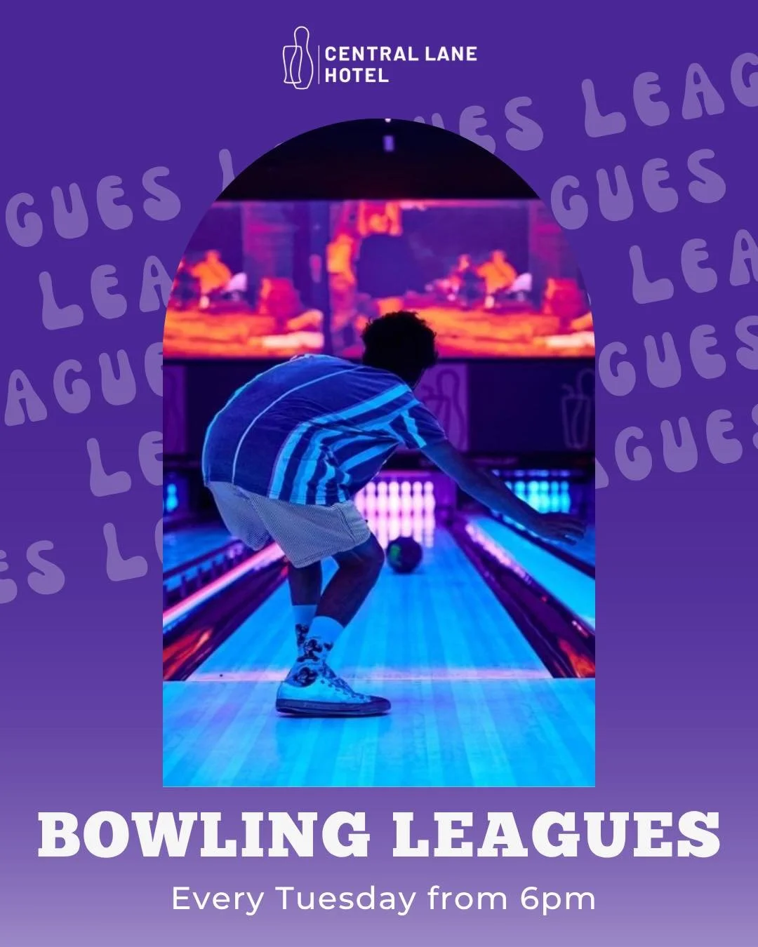 π³ League Bowling Starting Back Tuesday Night!
Ready to roll? Join us every Tuesday from 6pm for some friendly competition and heaps of fun at Central Lane Bowling.
Whether you’re in it for the strikes, the laughs, or the bragging rights - ou
