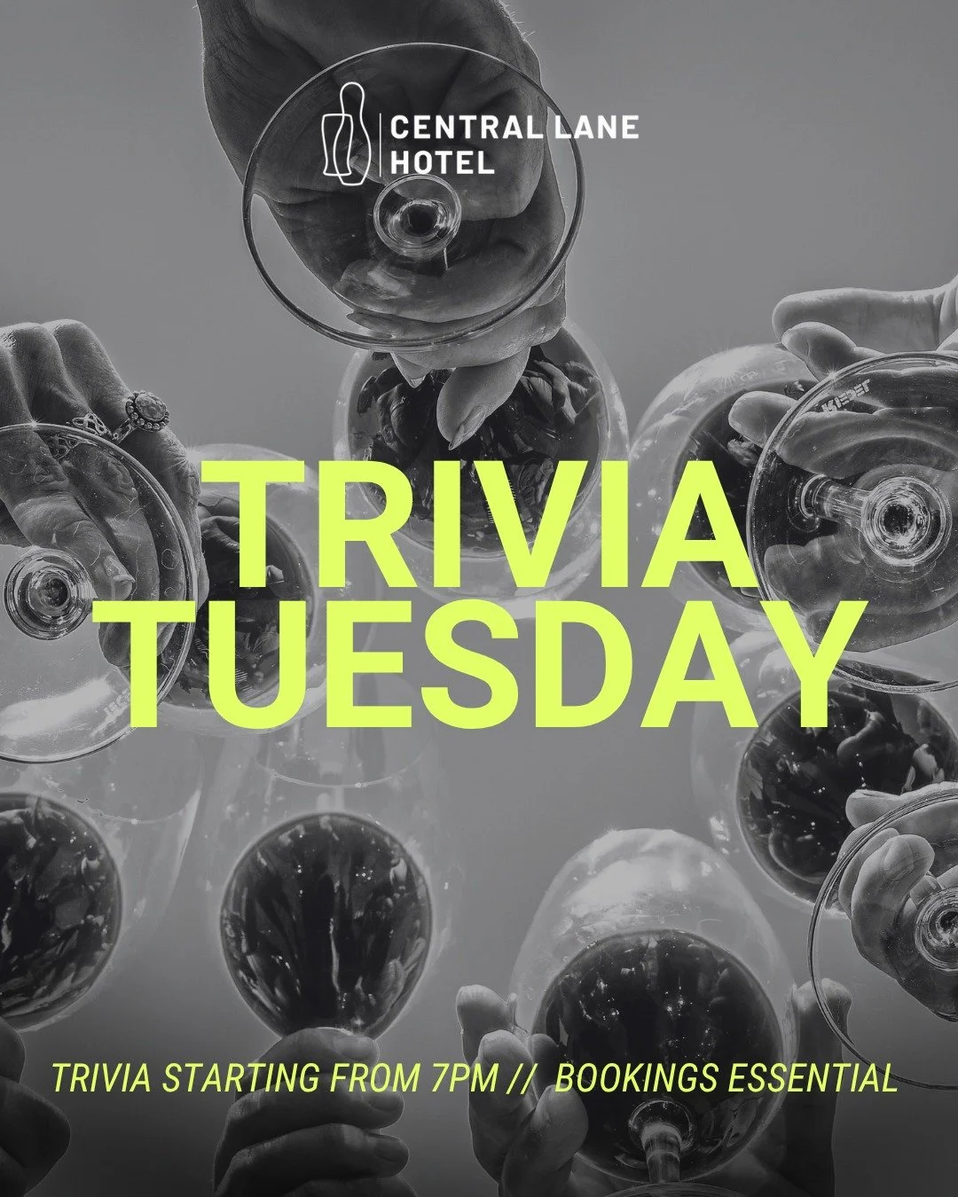 TRIVIA TUESDAY IS ON TONIGHT.

Round up your smartest mates (or the ones who think they are).

Questions, laughs, cold drinks and a little healthy competition from 7pm.

Whether you're chasing bragging rights, testing your general knowledge or just l